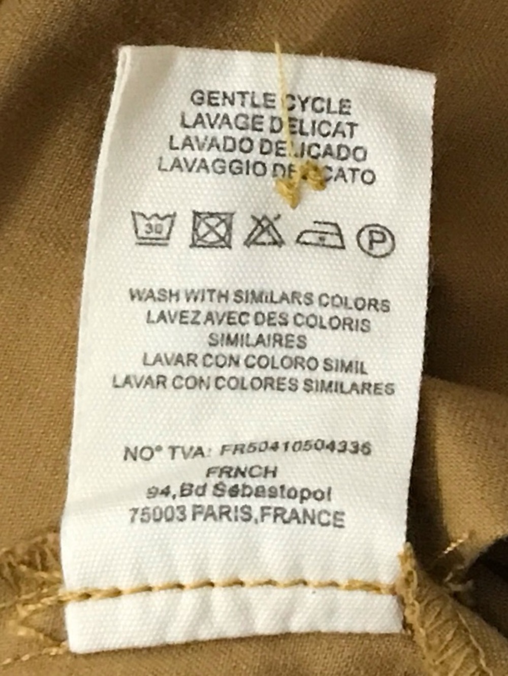 NWT FRNCH Paris Pinar High Waist Button Front A Line Mustard Midi Skirt L W31 - Picture 7 of 14